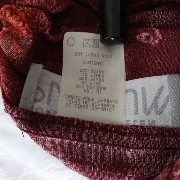 PLATINUM‎ by Dorothy Schoelen Petite Skirt Multicolor Boho Side Slits Drawstring - Picture 13 of 15